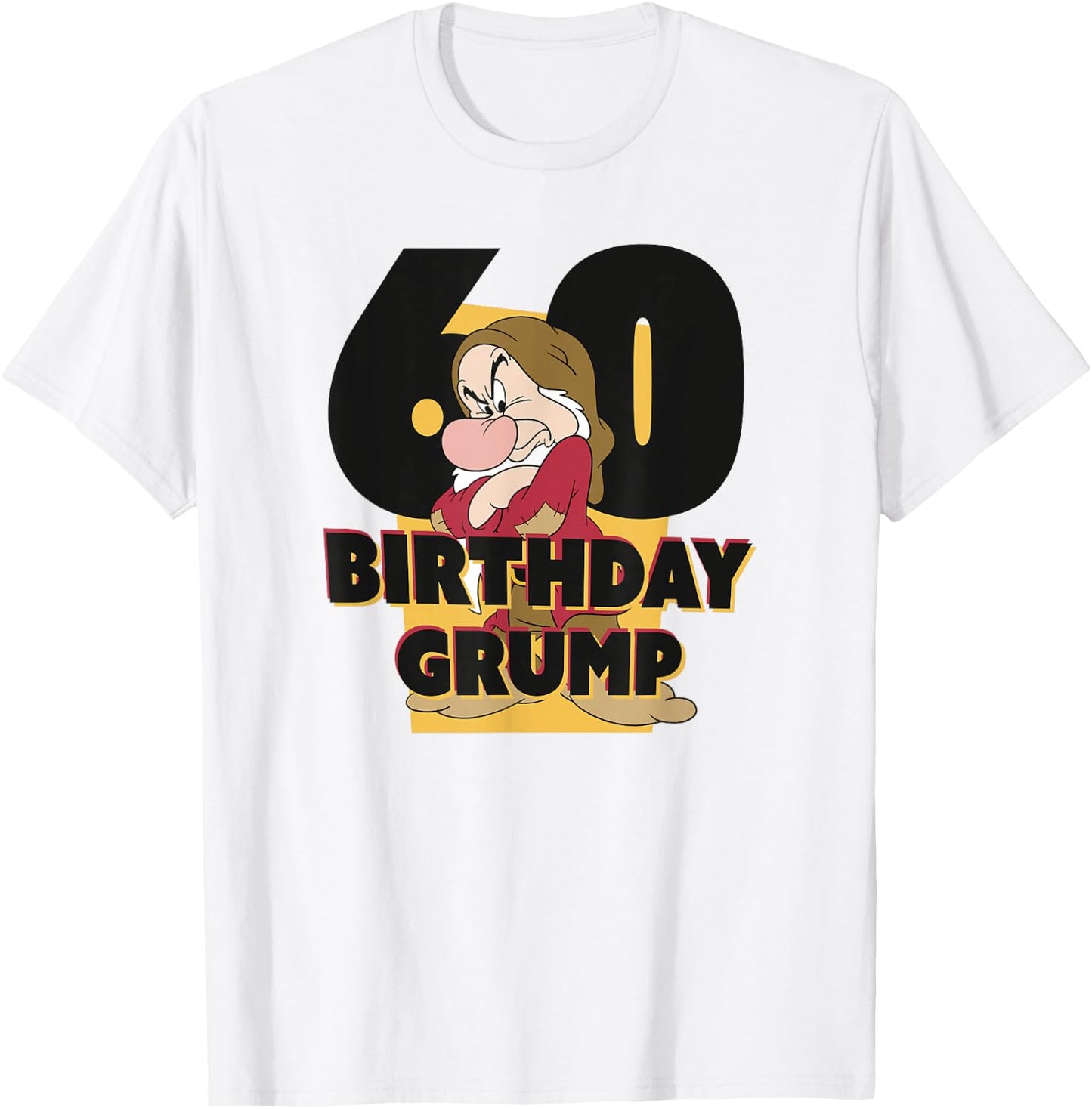 Disney Snow White Grumpy 60th Birthday T-Shirt - T-Shirt | White