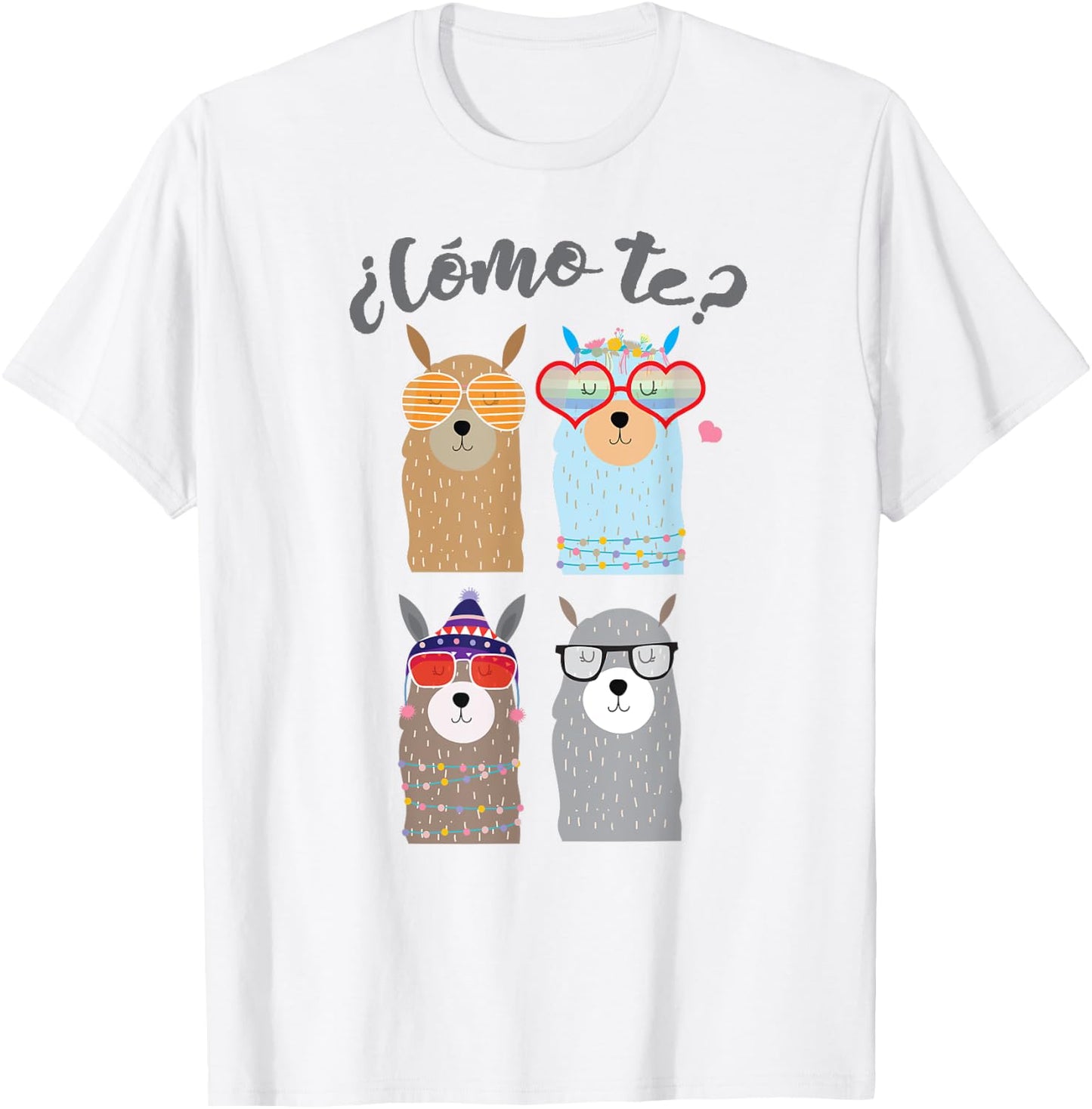 Como te llamas? Funny Bilingual Spanish Teacher T-Shirt - T-Shirt | White