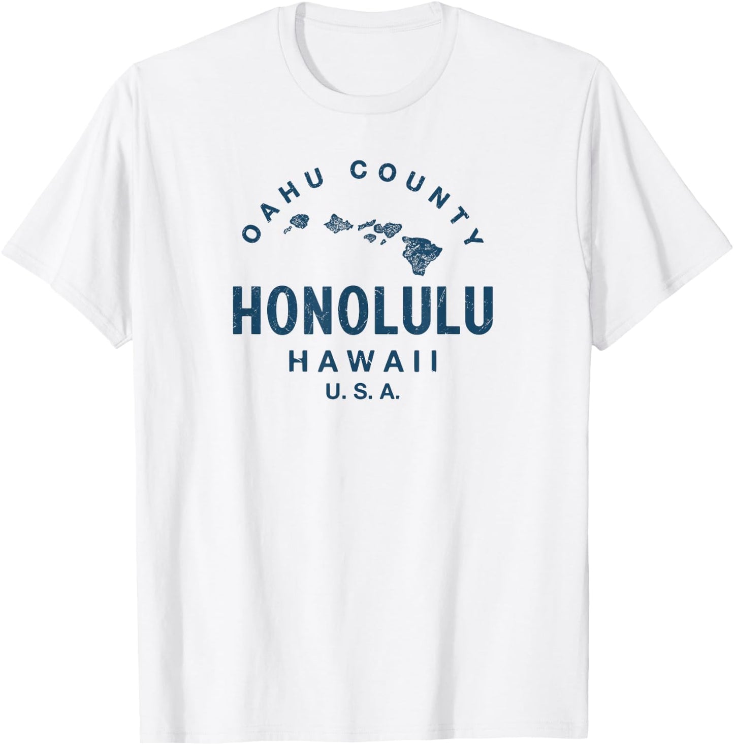 Hawaii Honolulu Hawaiian Islands T-Shirt - T-Shirt | White