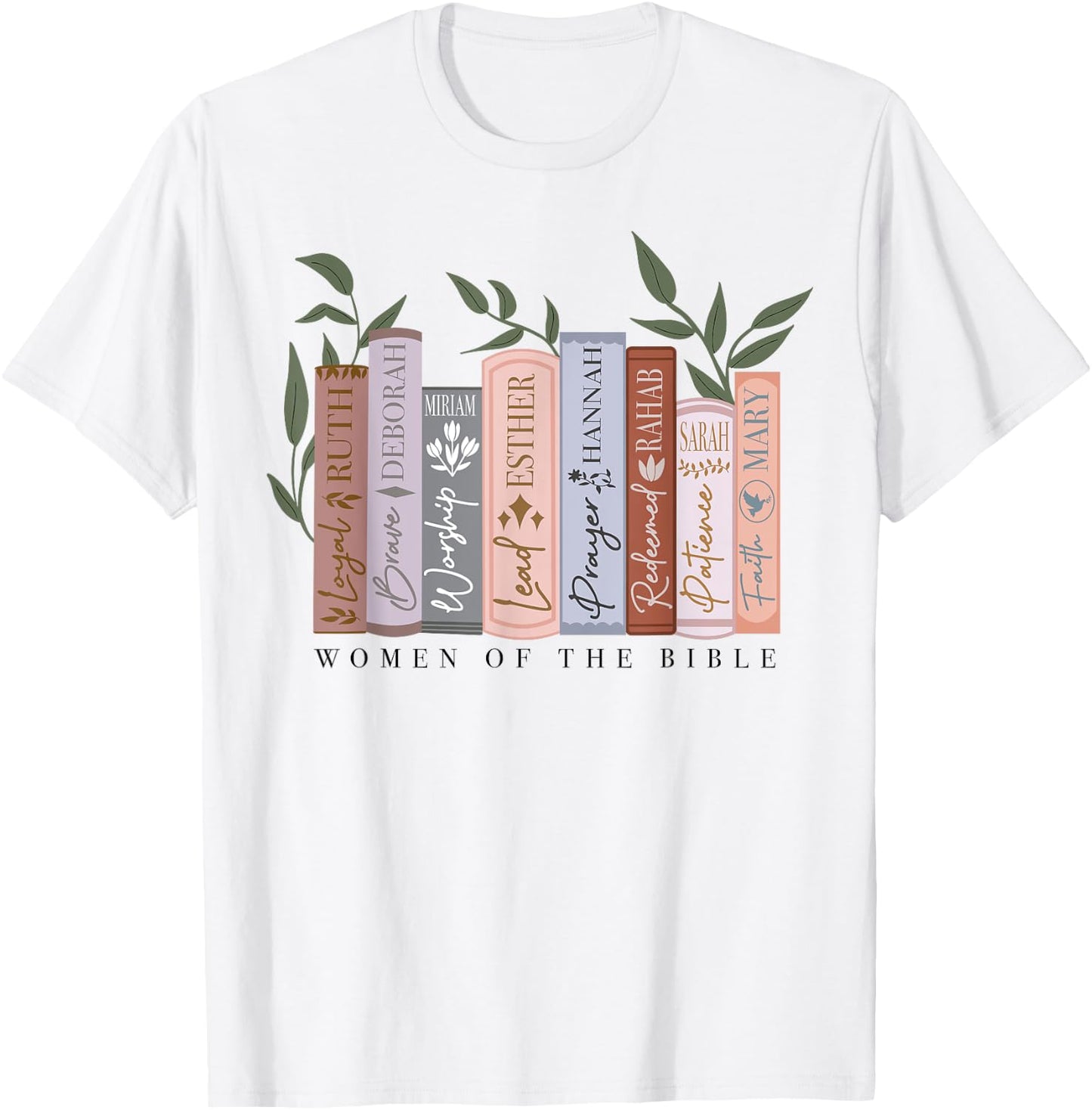 Women Of The Bible Funny Book Lover T-Shirt - T-Shirt | White