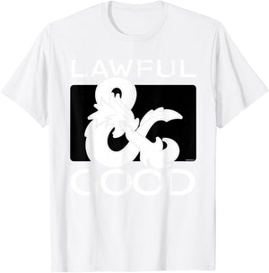 Dungeons & Dragons Lawful & Good T-Shirt - T-Shirt | White