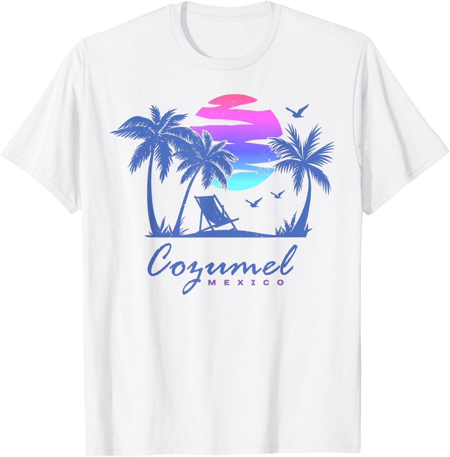 COZUMEL Mexico Beach Vacation Spring Break Honeymoon Vintage T-Shirt - T-Shirt | White