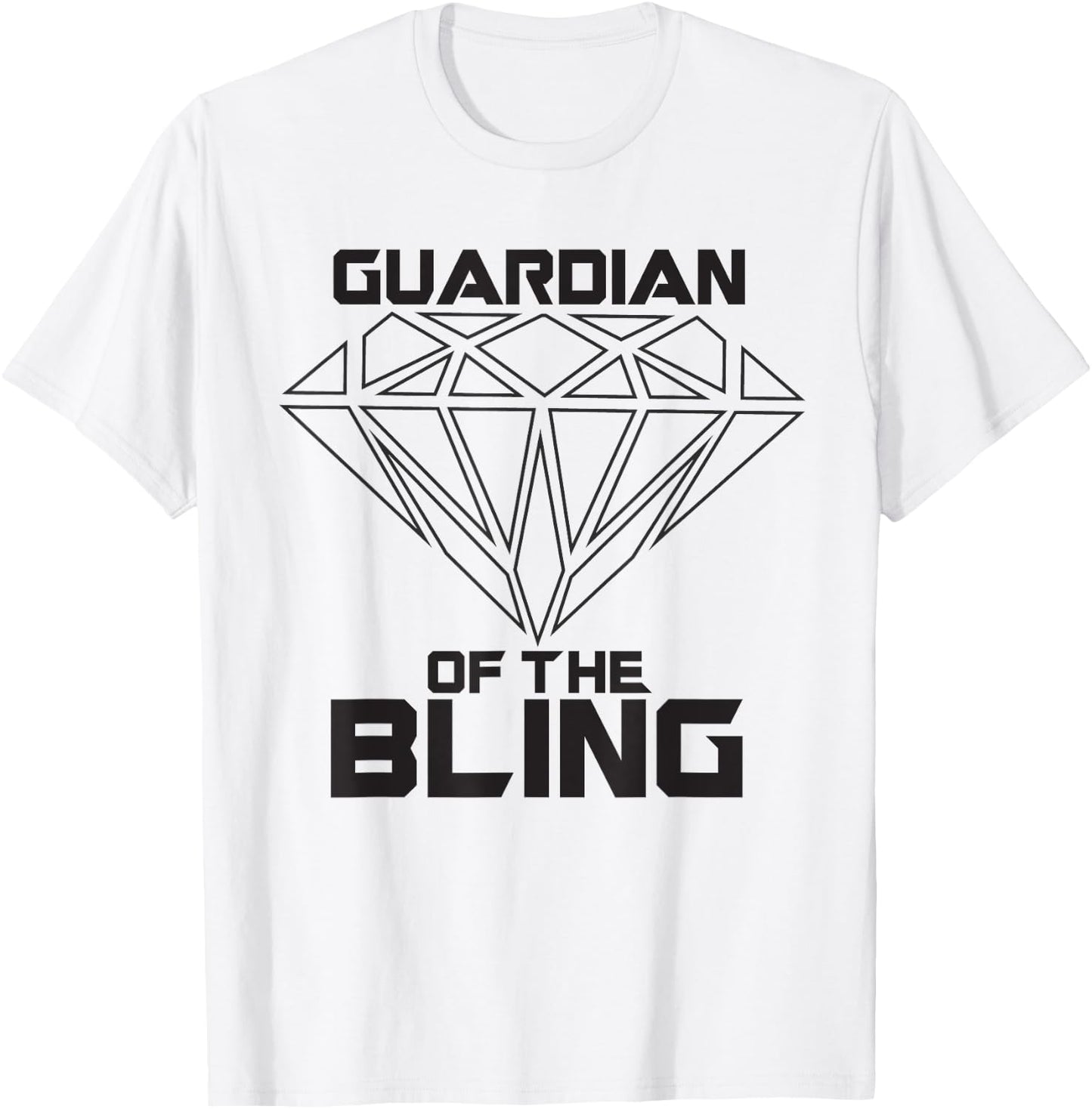 Guardian of the Bling | Ring Bearer | Best Man | Gift T-Shirt - T-Shirt | White