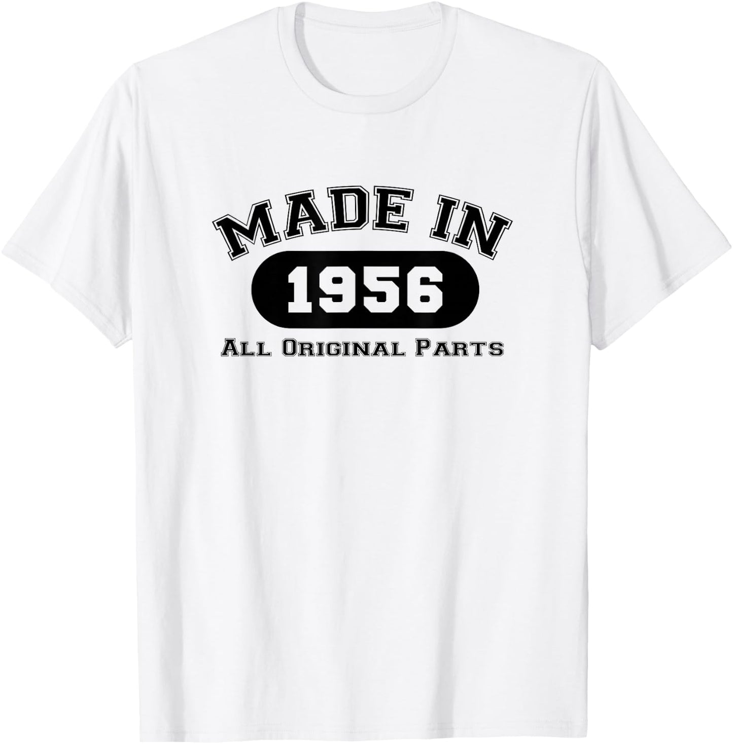 Year of manufacture 1956 original parts birthday gift 66 years T-Shirt - T-Shirt | White