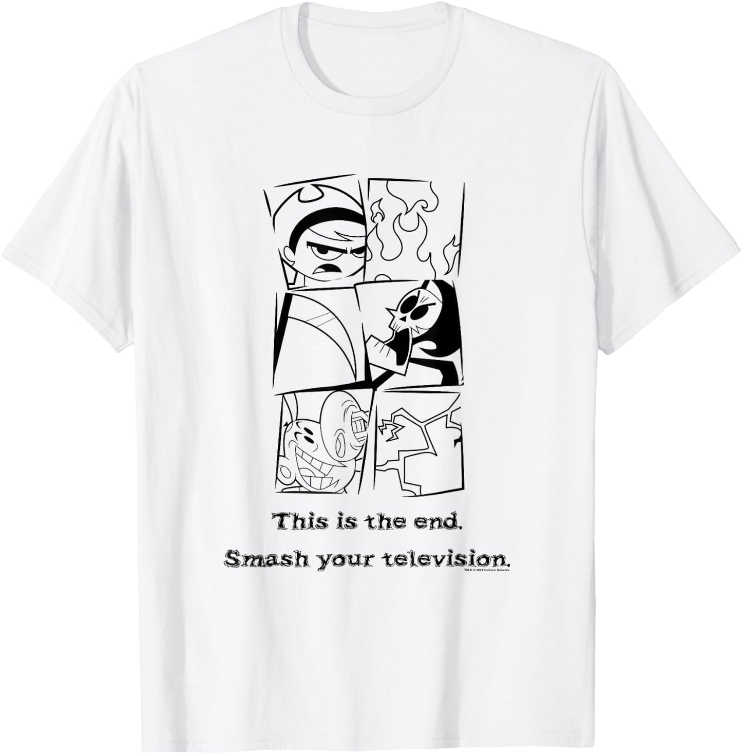 The Grim Adventures of Billy & Mandy This Is The End T-Shirt - T-Shirt | White