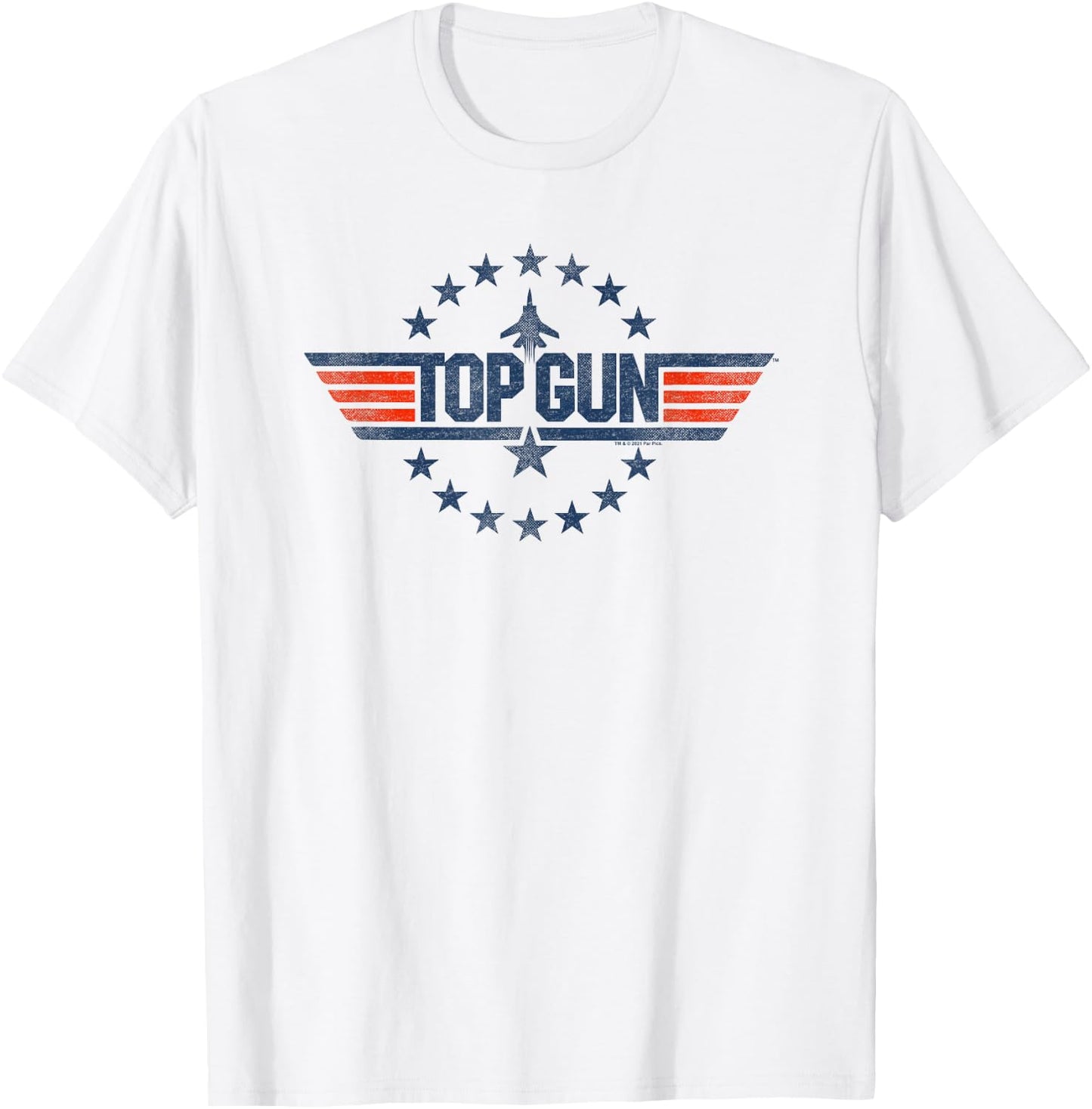 Top Gun Star Logo T-Shirt - T-Shirt | White