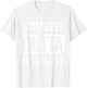 Straight Outta Night Shift Night Job T-Shirt - T-Shirt | White