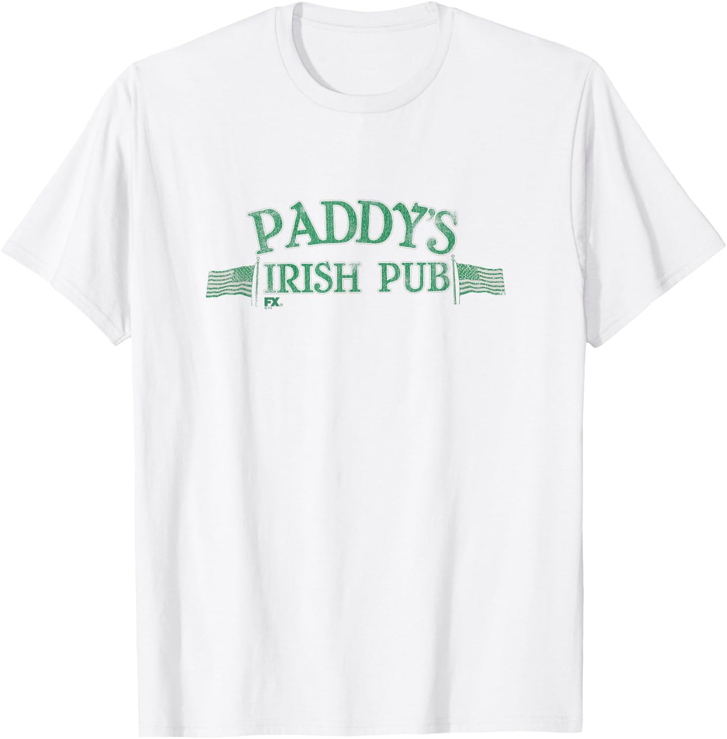 It's Always Sunny in Philadelphia Paddy's Pub & Flags T-Shirt - T-Shirt | White