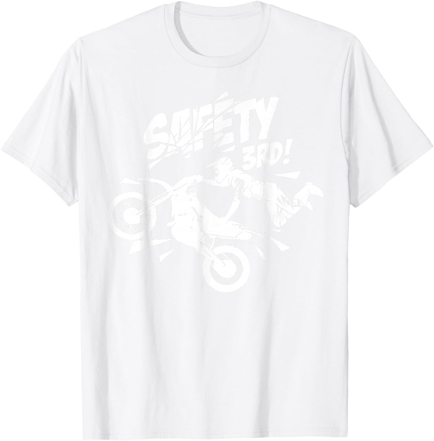 Cool Motorbike Safety 3rd Shirt - Get Your 1st Present! T-Shirt - T-Shirt | White