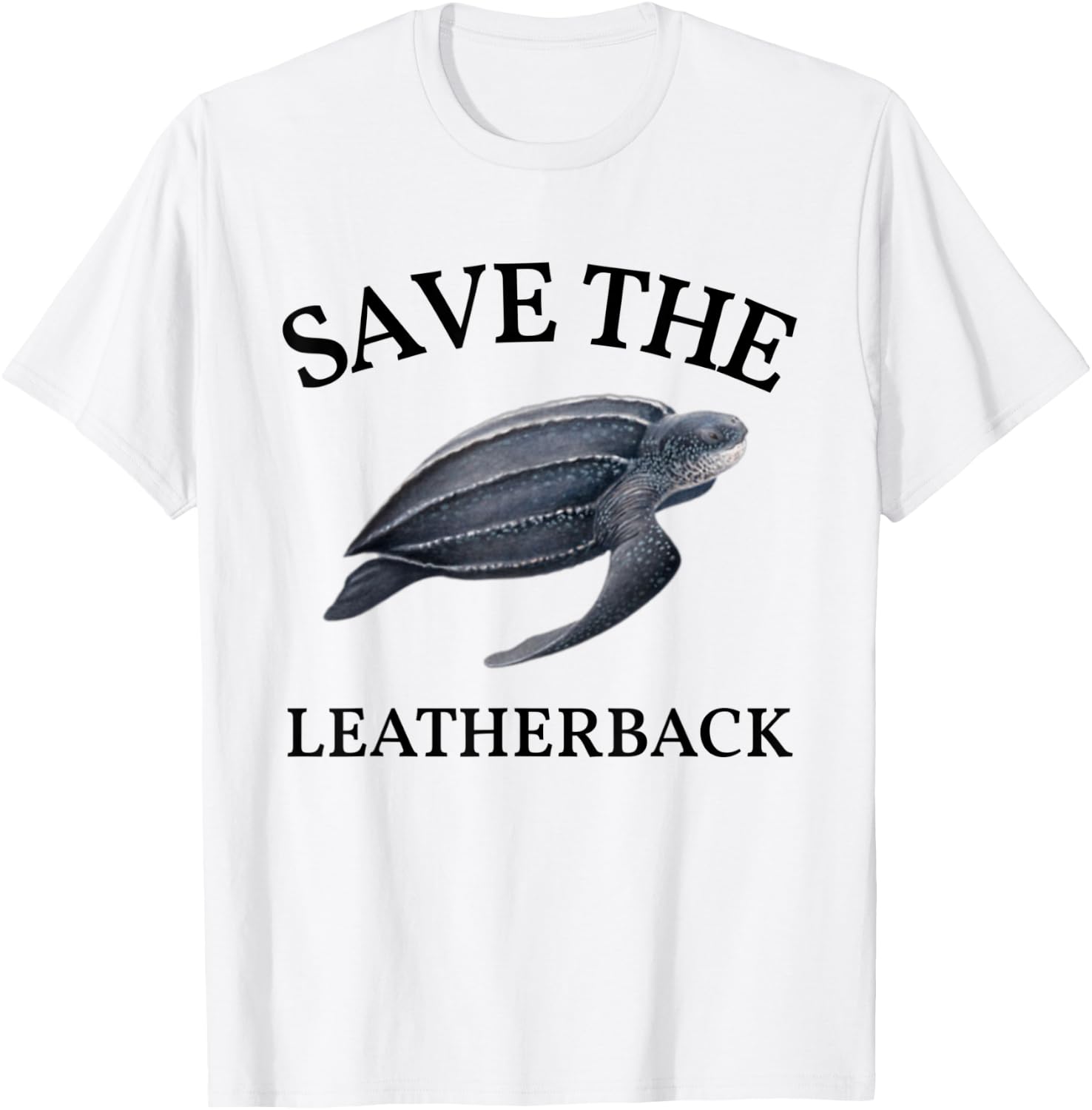Leatherback Sea Turtle Endangered Species Turtle T-Shirt - T-Shirt | White