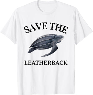 Leatherback Sea Turtle Endangered Species Turtle T-Shirt - T-Shirt | White