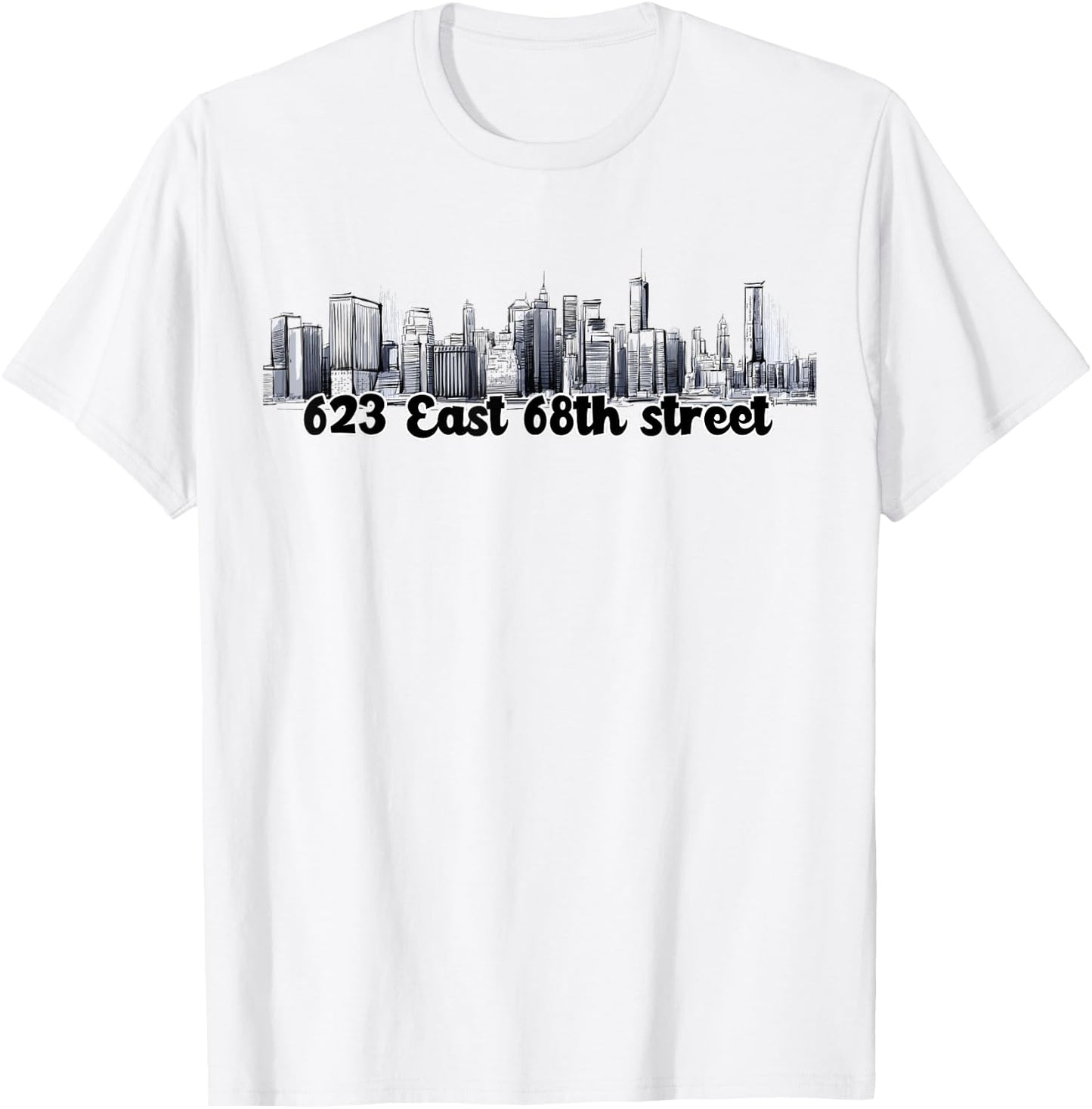 Team Lucy New York Address T-Shirt - T-Shirt | White