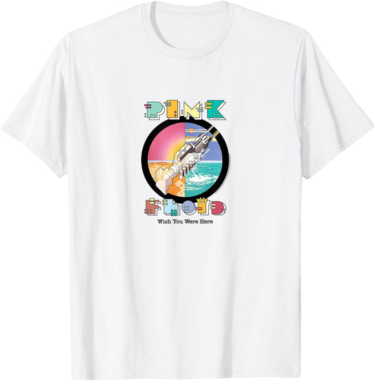Pink Floyd - Wish You Were Here Robot Handshake T-Shirt - T-Shirt | White