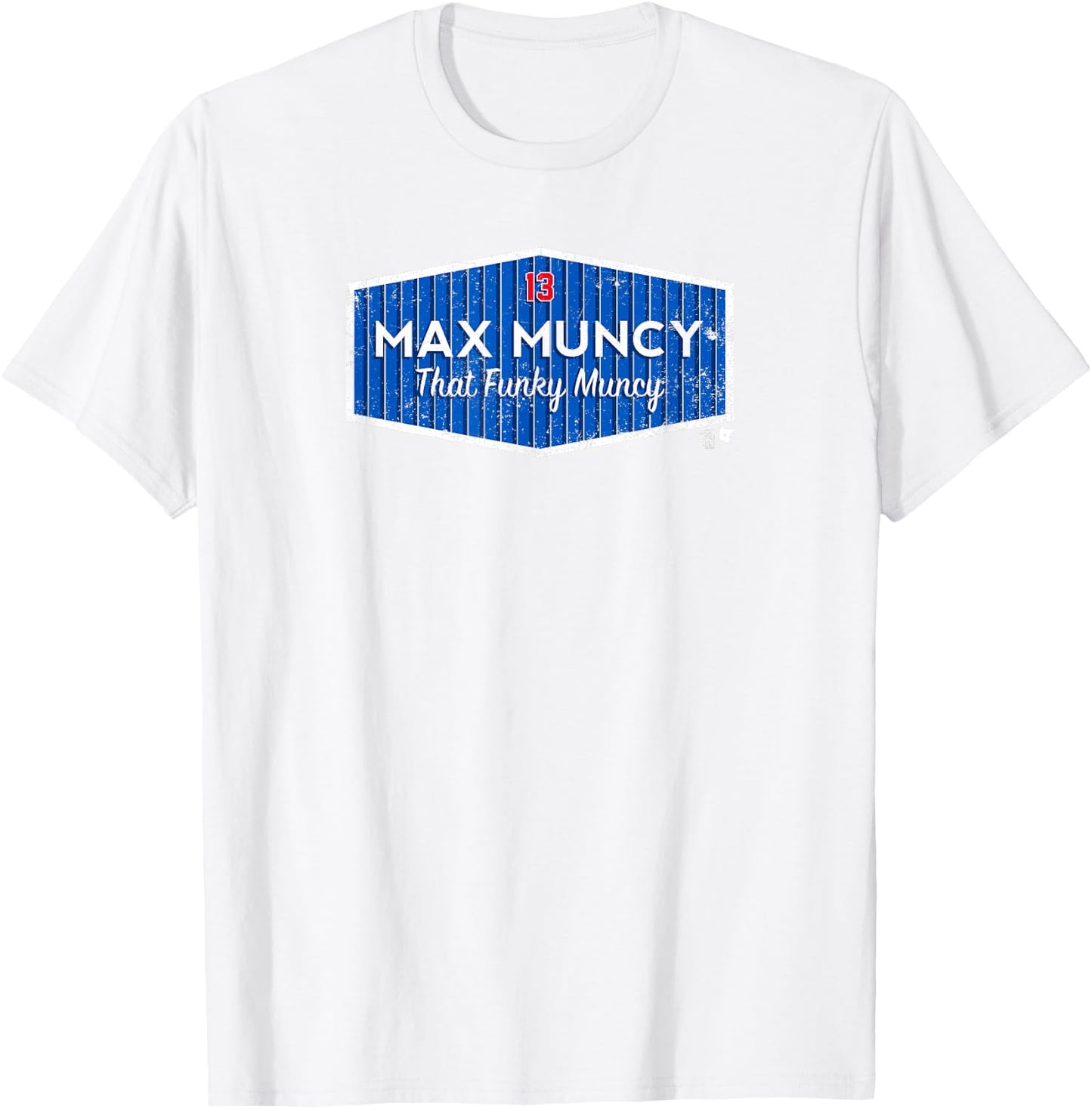 Officially Licensed Max Muncy - Funky Muncy T-Shirt - T-Shirt | White