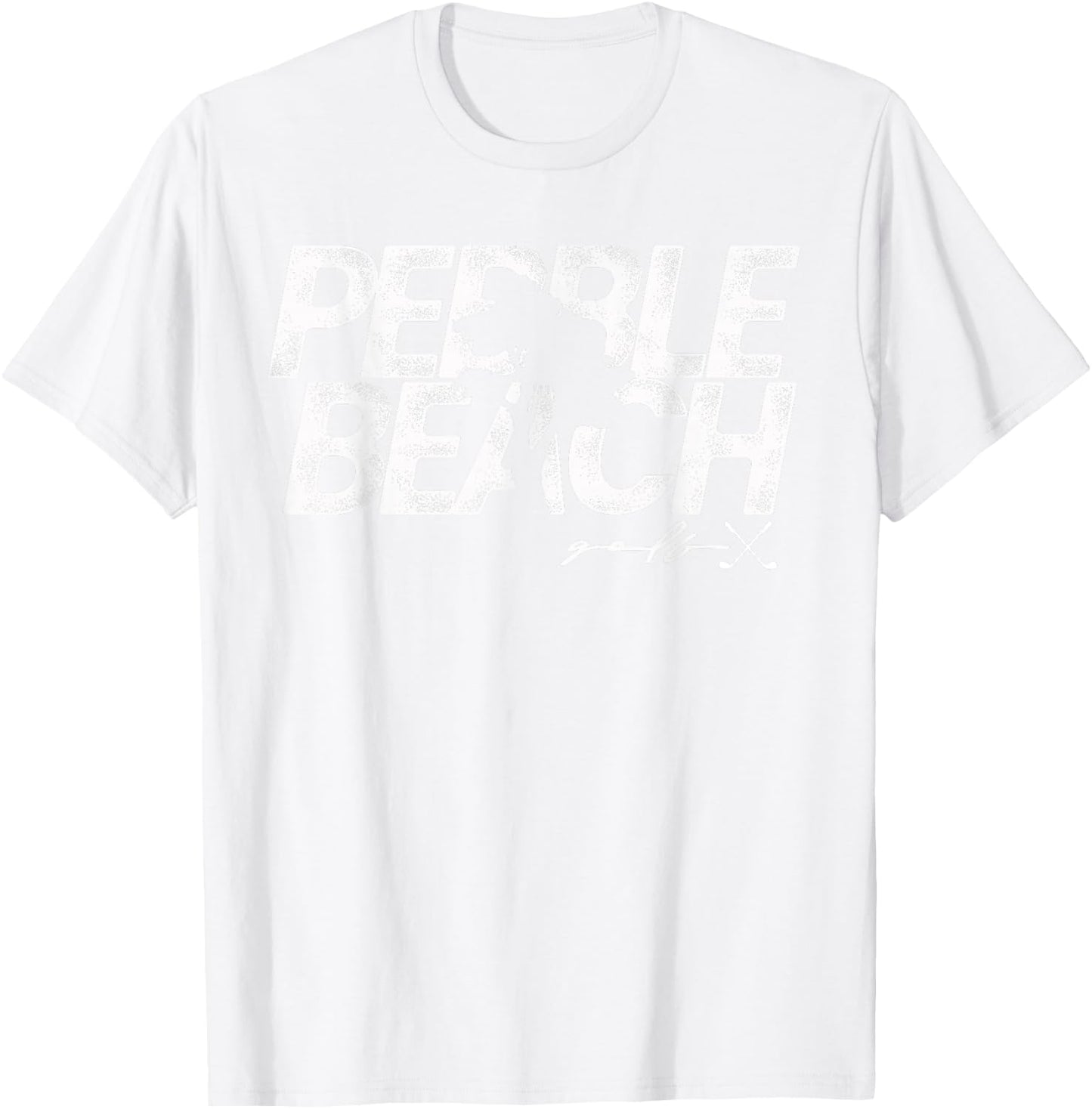 Pebble Beach Golf | Cypress Tree T-Shirt - T-Shirt | White