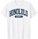 Vintage Honolulu Hawaii Oahu Souvenir Kids T-Shirt - T-Shirt | White