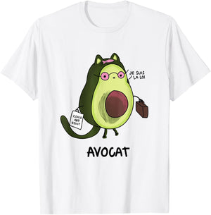 Avocat Je Suis La Loi Law French Lawyer Funny Avocado Women T-Shirt - T-Shirt | White