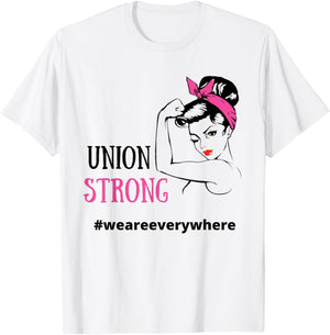 Union Shirt . Union Strong shirt. T-Shirt - T-Shirt | White