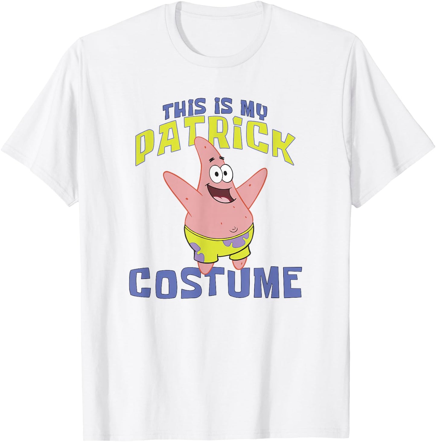SpongeBob SquarePants Halloween This Is My Patrick Costume T-Shirt - T-Shirt | White