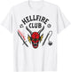 Stranger Things 4 Hellfire Club Logo T-Shirt - T-Shirt | White