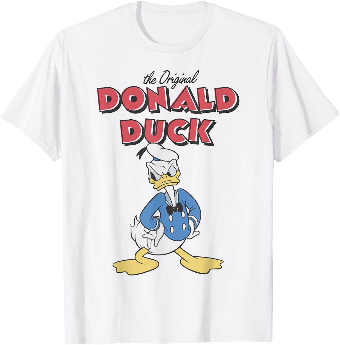 Disney Mickey and Friends Donald Duck The Original T-Shirt - T-Shirt | White