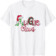 Christmas Augie Claus Pajama Suit Santa Hat X-mas T-Shirt - T-Shirt | White