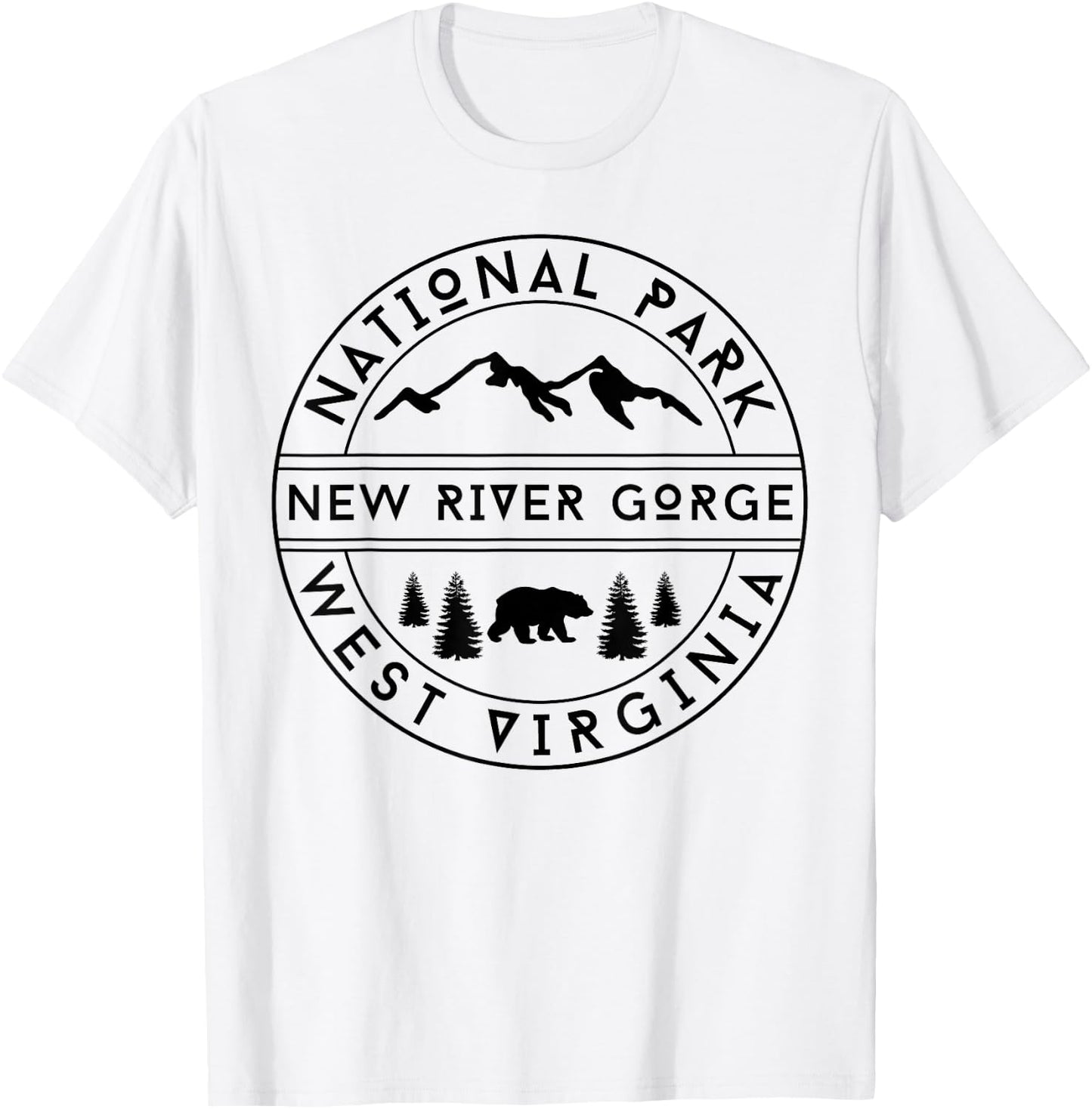New River Gorge National Park T-Shirt - T-Shirt | White