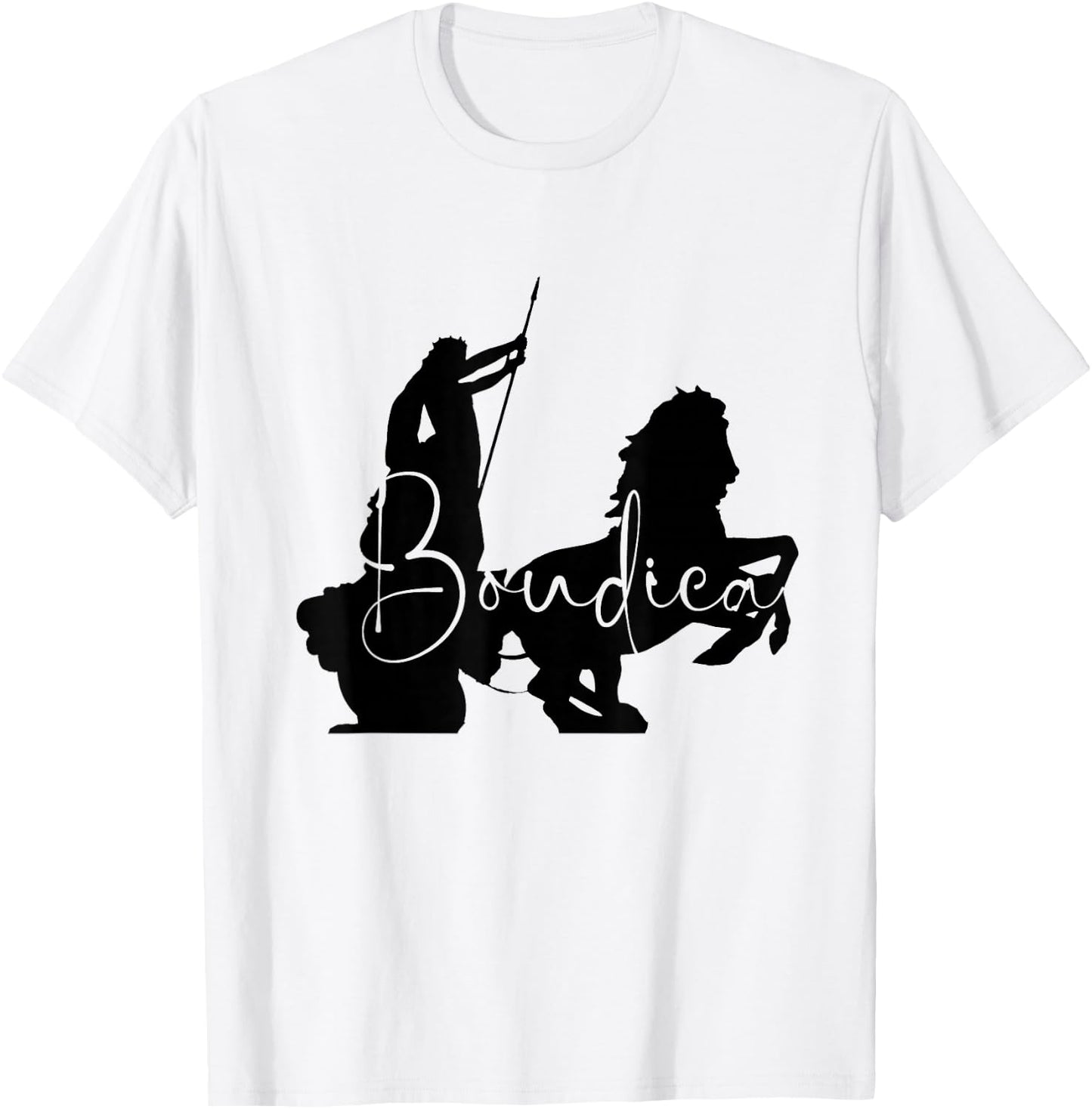 Queen Boudica by MolinArt T-Shirt - T-Shirt | White