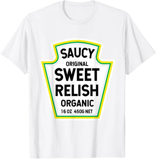Sweet Relish Easy Halloween Costume Matching Group Couples T-Shirt - T-Shirt | White