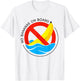 Man Fishing No Bananas On Board T-Shirt - T-Shirt | White