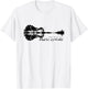 When Words Fail Music Speaks Guitar Music Literary Quote T-Shirt - T-Shirt | White
