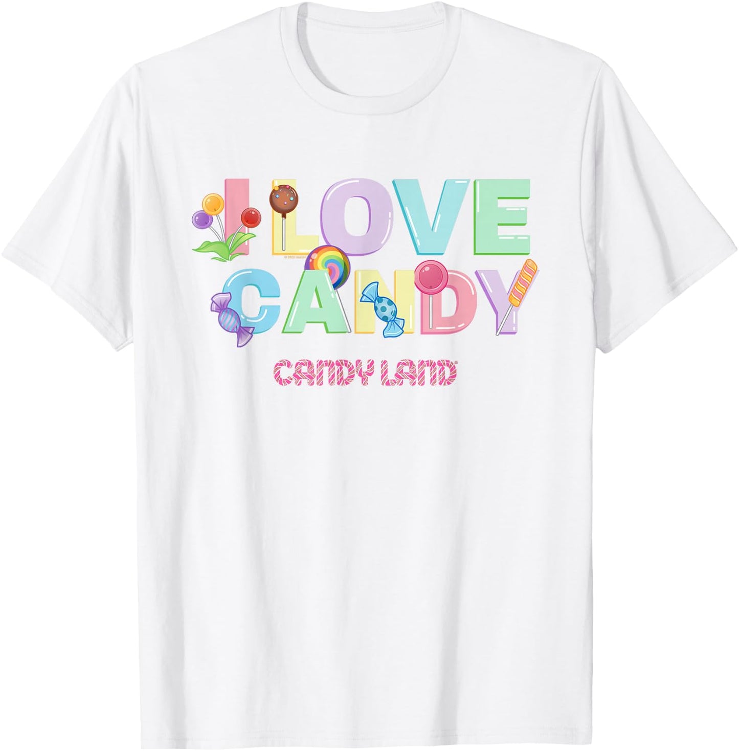 Candy Land I Love Candy T-Shirt - T-Shirt | White