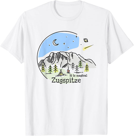 Zugspitze Garmisch Partenkirchen Bavaria Hiking Souvenir T-Shirt - T-Shirt | White
