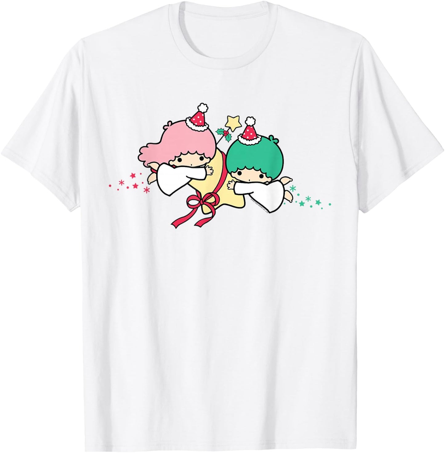 Little Twin Stars Christmas Stars T-Shirt - T-Shirt | White