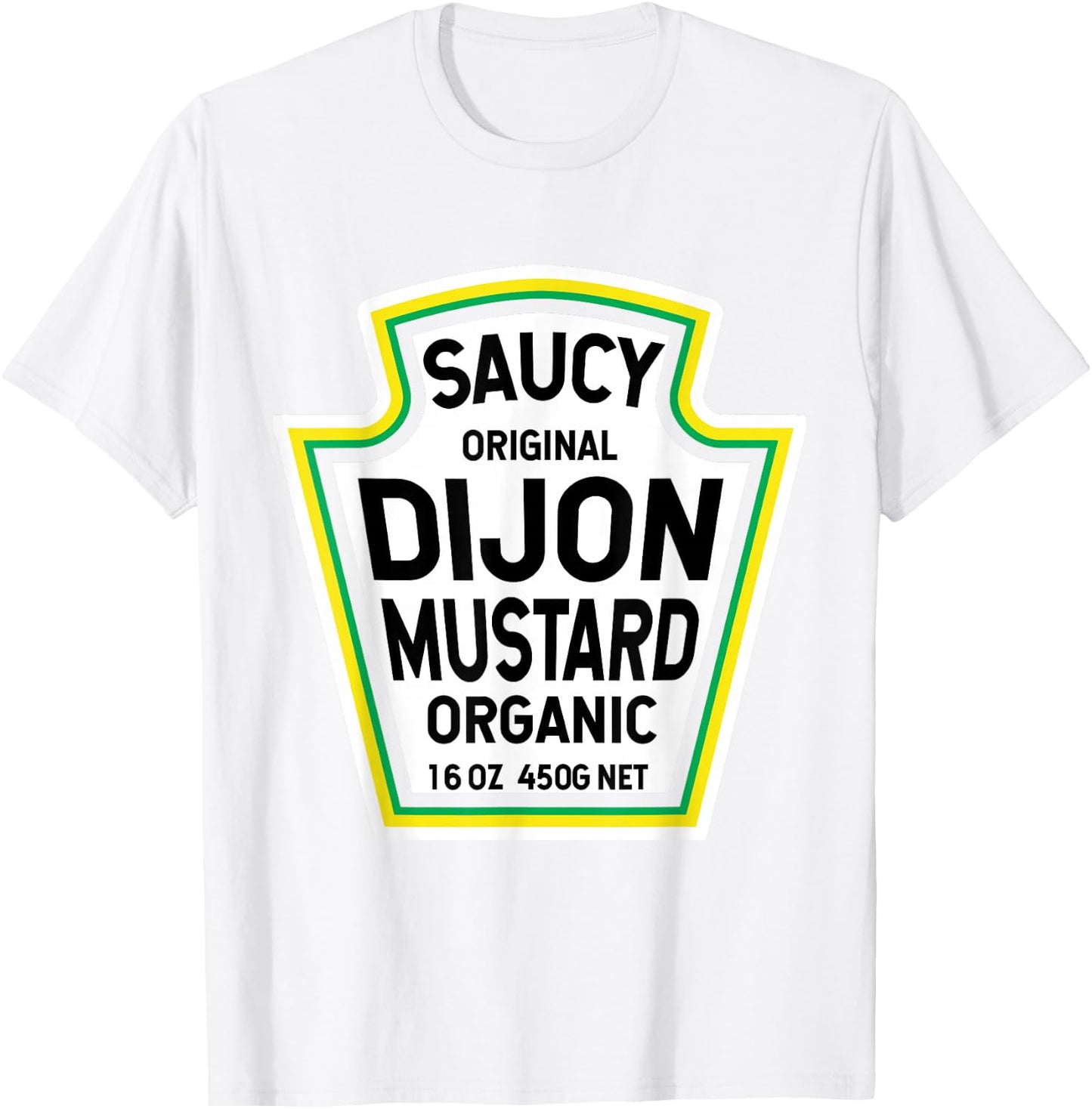 Dijon Mustard Easy Halloween Costume Matching Group Couples T-Shirt - T-Shirt | White