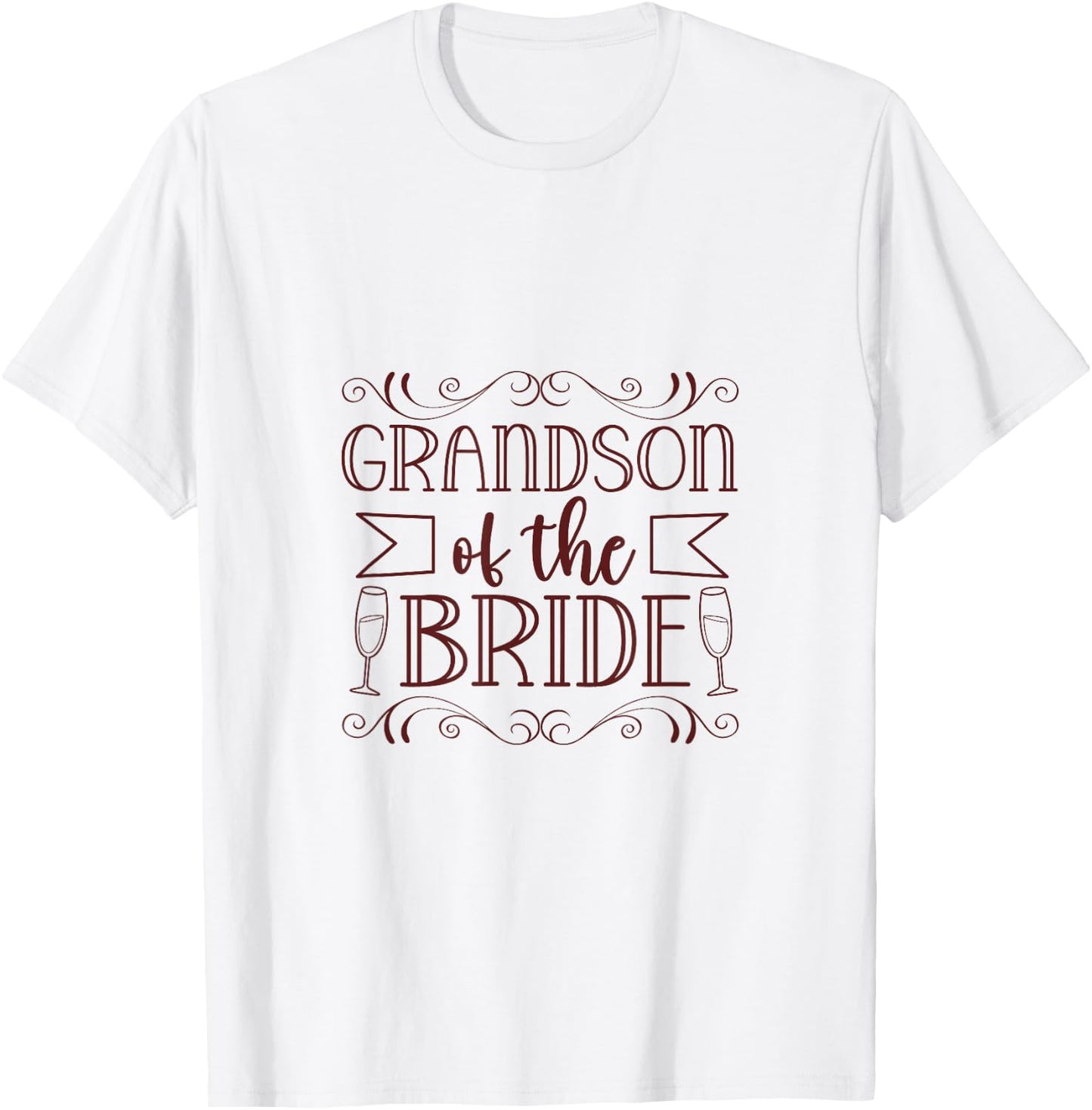 Wedding - Grandson of the Bride T-Shirt - T-Shirt | White