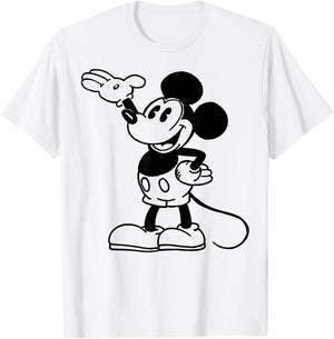 Disney Mickey and Friends Mickey Mouse Classic Pose T-Shirt - T-Shirt | White
