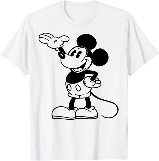 Disney Mickey and Friends Mickey Mouse Classic Pose T-Shirt - T-Shirt | White