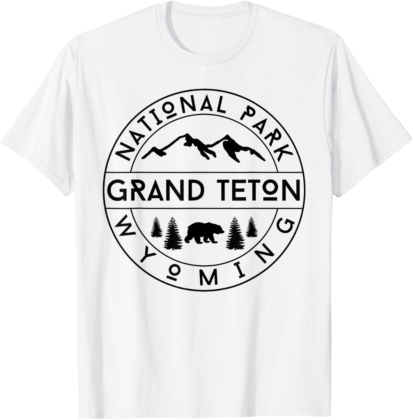 Grand Teton National Park T-Shirt - T-Shirt | White