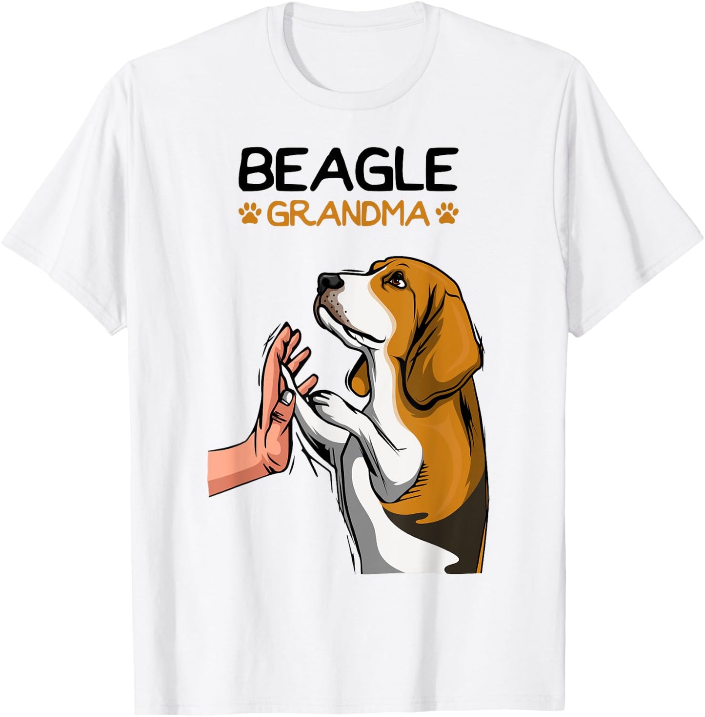 Beagle Grandma Dog Mom Grandmother Mother´s Day Women T-Shirt - T-Shirt | White