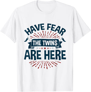 Twin Teens Fraternal Identical Matching Twins Are Here T-Shirt - T-Shirt | White
