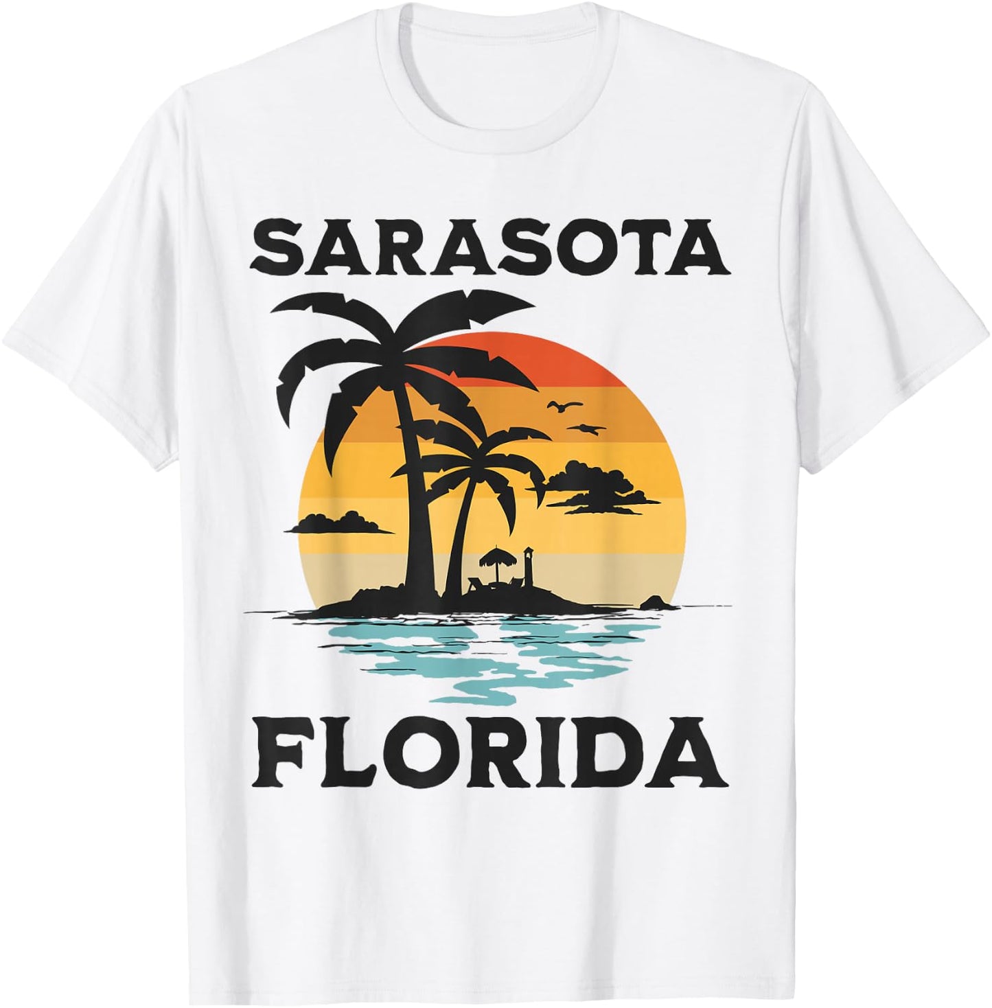 Sarasota Florida Beach Summer Vacation T-Shirt - T-Shirt | White