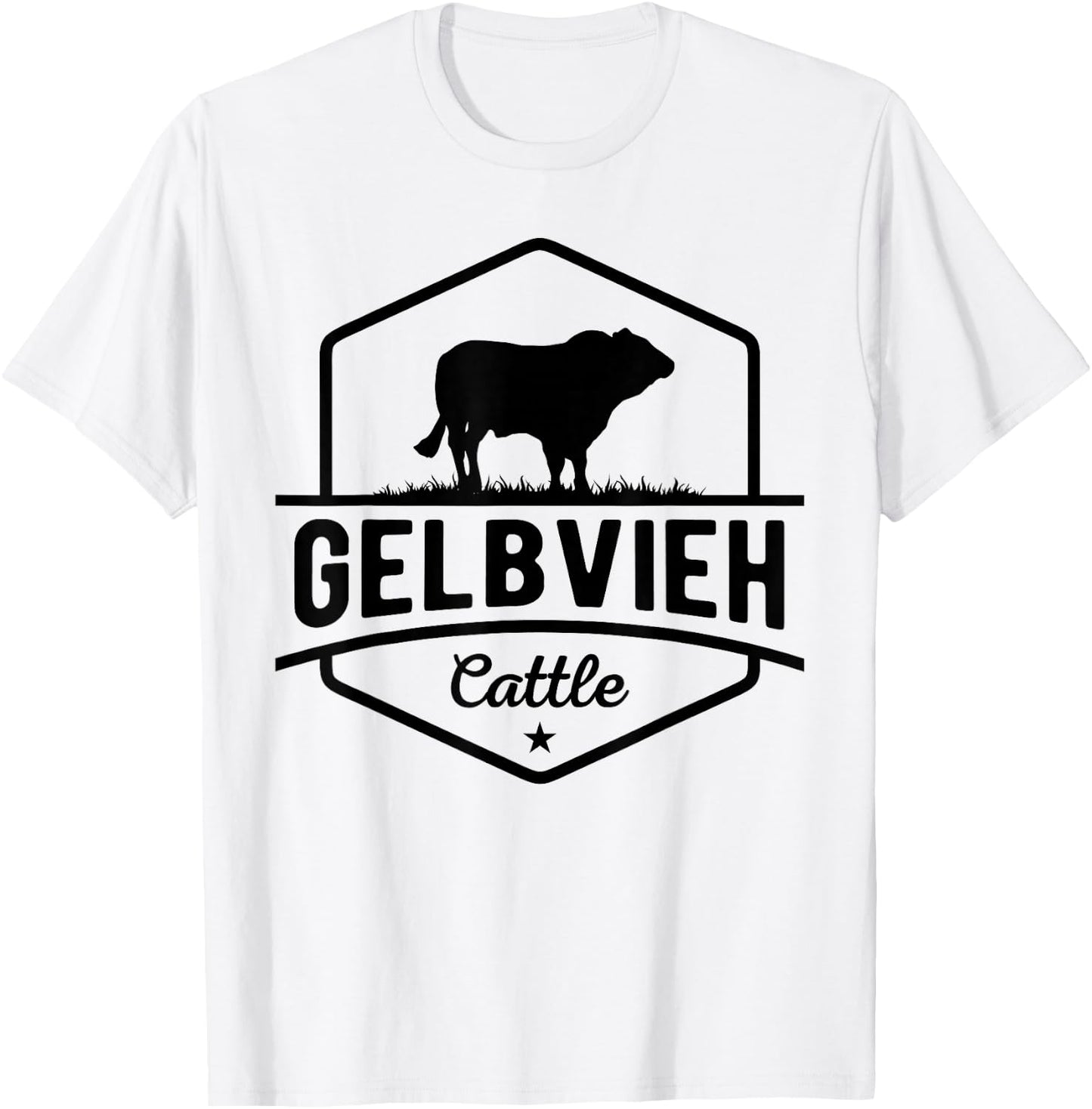 Cow Farmer - Gelbvieh Cattle T-Shirt - T-Shirt | White