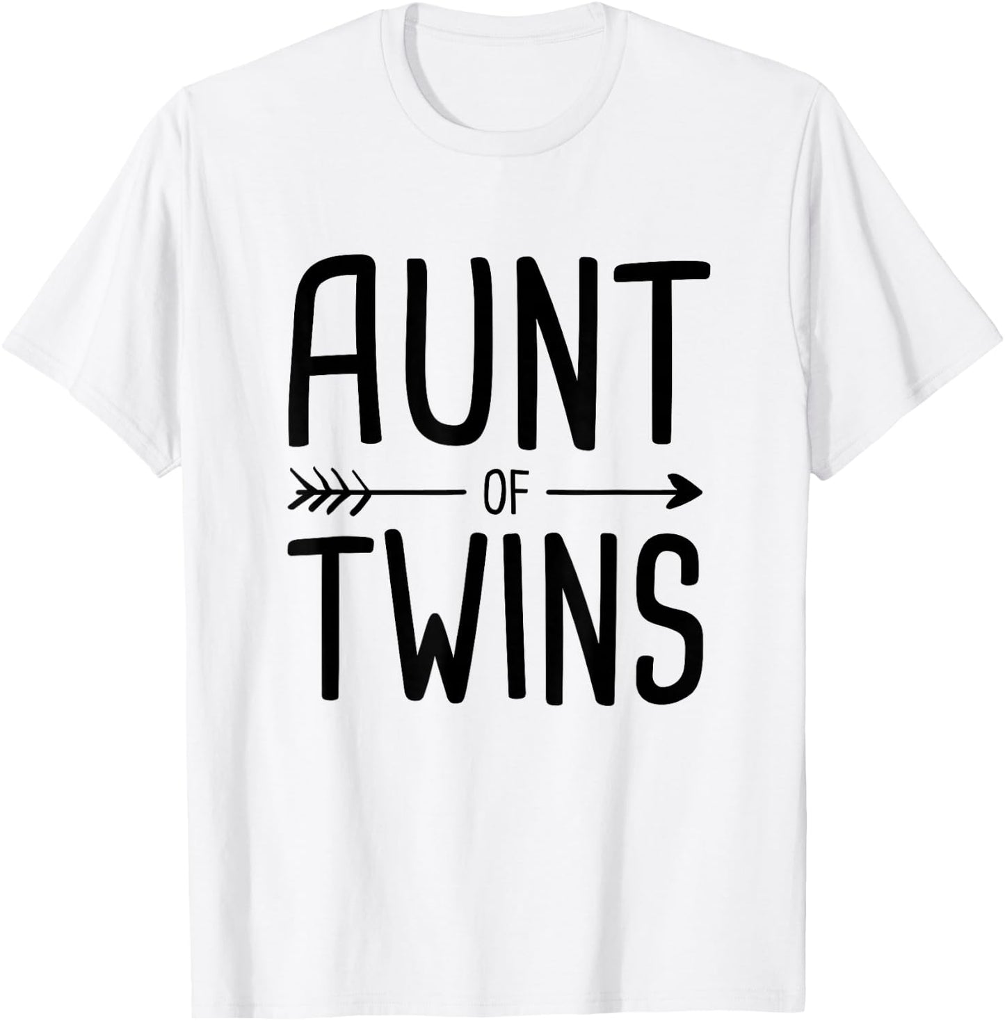 Aunt of Twins T-Shirt - T-Shirt | White