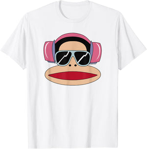 Paul Frank Julius Big Face Headphones T-Shirt - T-Shirt | White