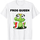 Frog Queen | Girls Frog | Frog T-Shirt - T-Shirt | White