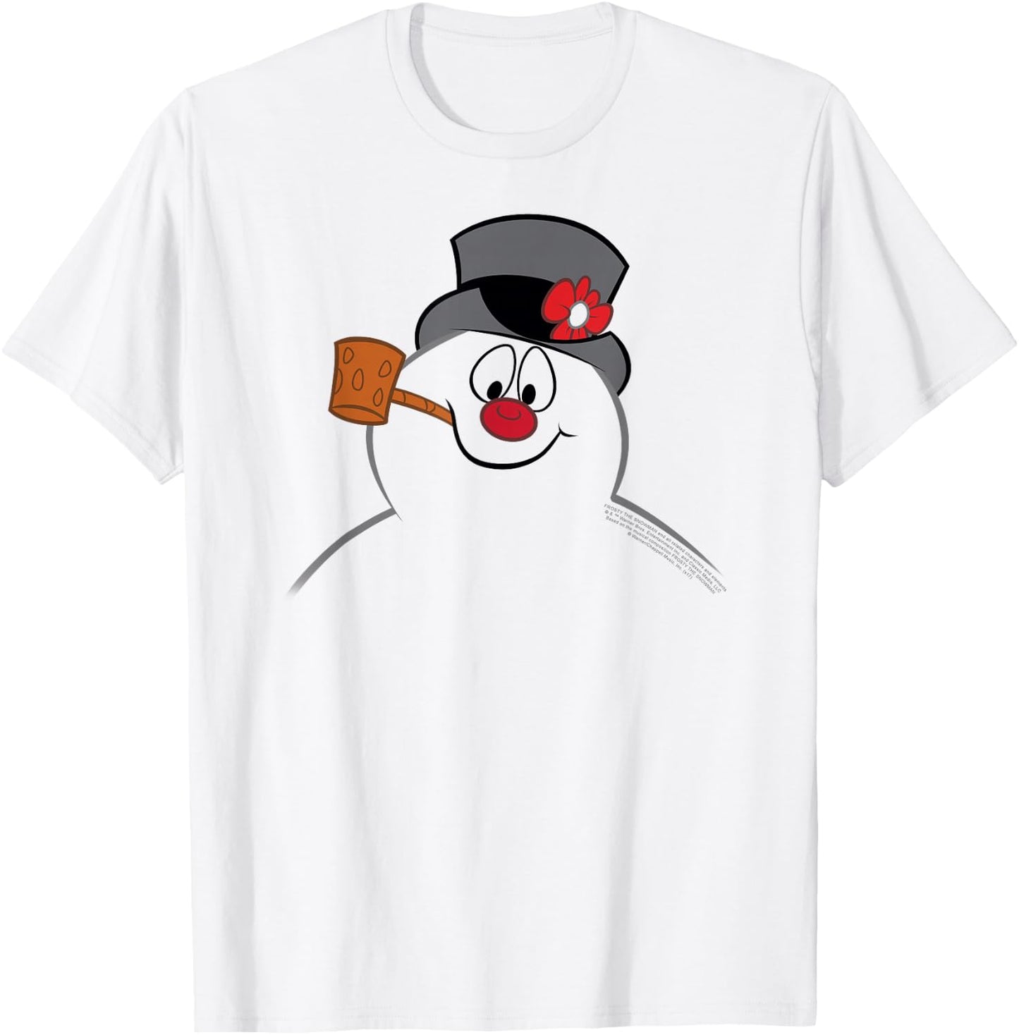 Frosty the Snowman Frosty Face T-Shirt - T-Shirt | White