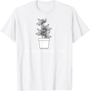 Grandma's Gardening Funny Stoner Weed Pot Novelty T-Shirt - T-Shirt | White