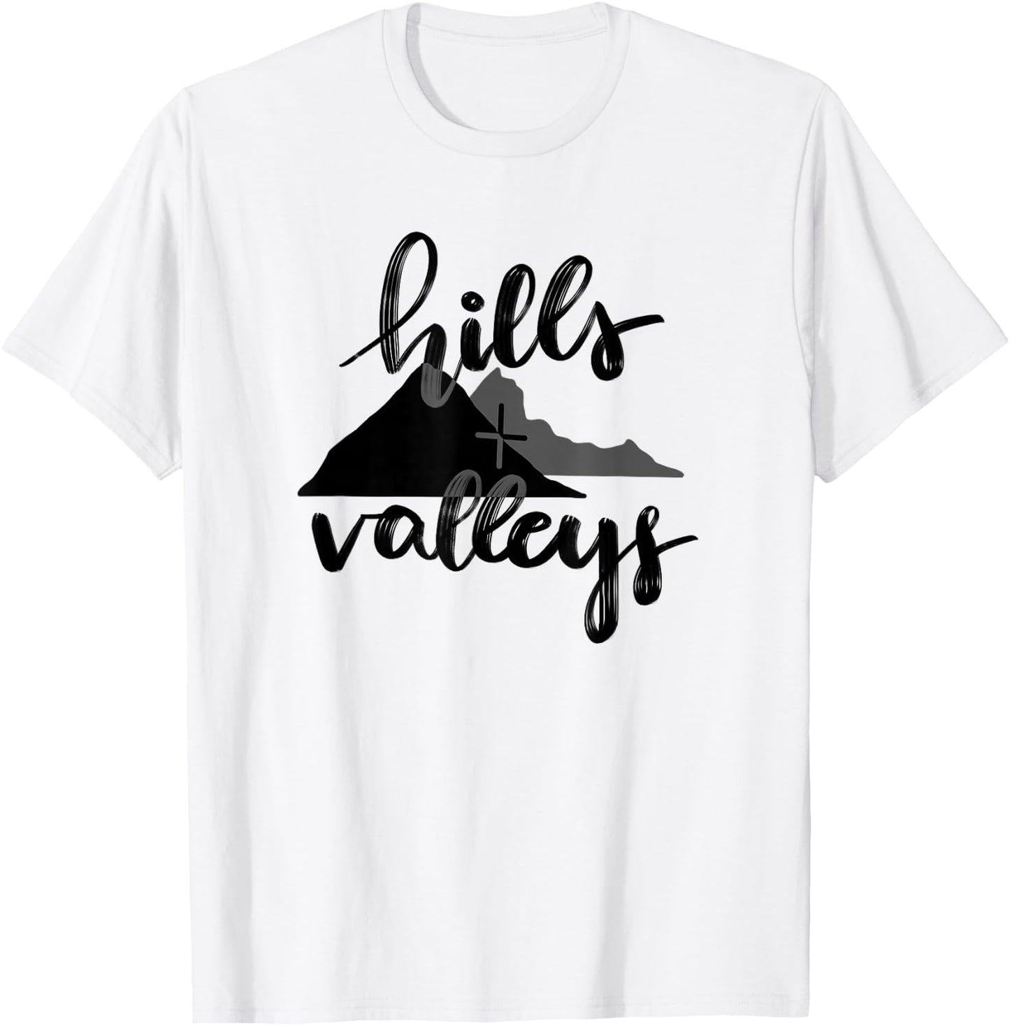 Hills and Valleys T-Shirt - T-Shirt | White