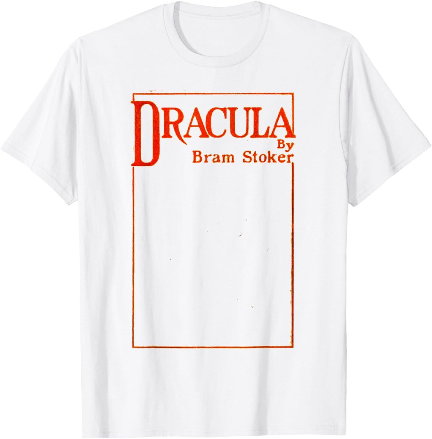 Dracula Bram Stoker Vintage Book Cover T-Shirt - T-Shirt | White